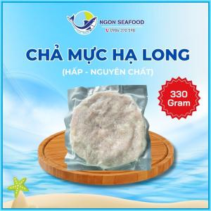 Chả Mực Hạ Long Nguyên Chất (Hấp) - Hút Chân Không - Túi 330gr