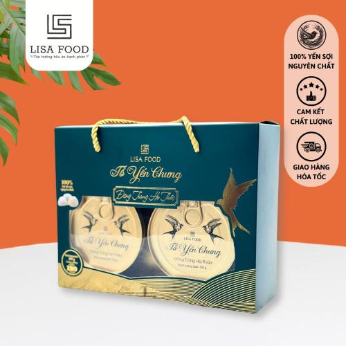 Set Quà Tặng Tổ Yến Chưng Đông Trùng Hạ Thảo Lisa Food - Set Đôi