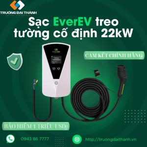 Sạc EverEV Treo Tường cố định 22kW