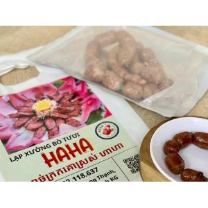 Lạp Xưởng Bò Tươi HaHa – Túi 500gr