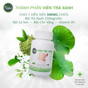 Viên trà xanh (Hộp 200 viên)