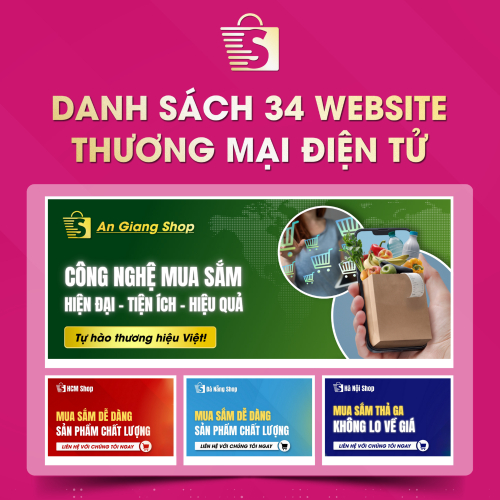 Danh Sách Website TMĐT Của 34 Tỉnh Thành Việt Nam