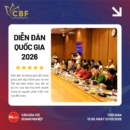Diễn Đàn Quốc Gia Thường Niên “Văn Hóa Với Doanh Nghiệp” 2026: Nơi Văn Hóa Trở Thành Sức Mạnh Cạnh Tranh Của Doanh Nghiệp