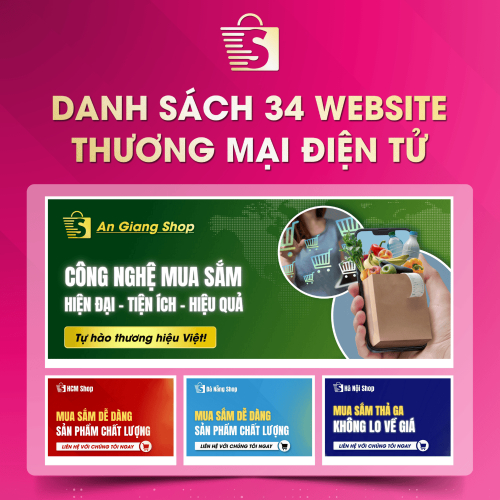 Danh Sách Website TMĐT Của 34 Tỉnh Thành Việt Nam