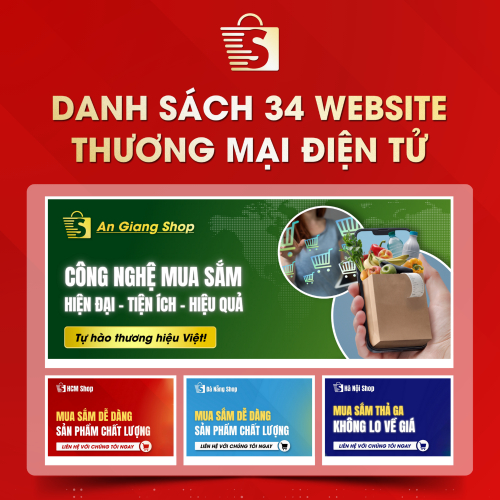 Danh Sách Website TMĐT Của 34 Tỉnh Thành Việt Nam