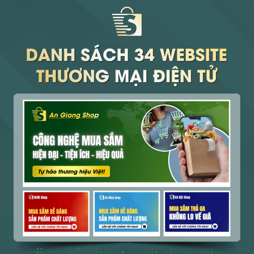 Danh Sách Website TMĐT Của 34 Tỉnh Thành Việt Nam