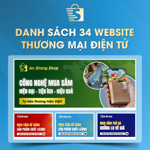 Danh Sách Website TMĐT Của 34 Tỉnh Thành Việt Nam