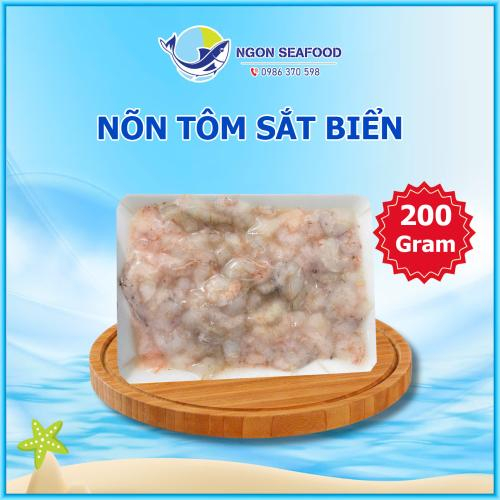 Nõn Tôm Biển (Tôm Sắt) - Hút Chân Không - Khay 200gr