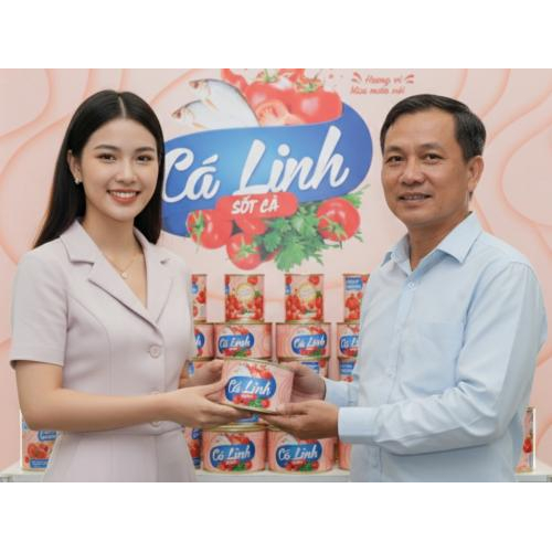 Cá Linh Sốt Cà Antesco 210g – Đặc Sản An Giang