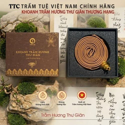 Khoanh Trầm Hương Thư Giãn Thượng Hạng