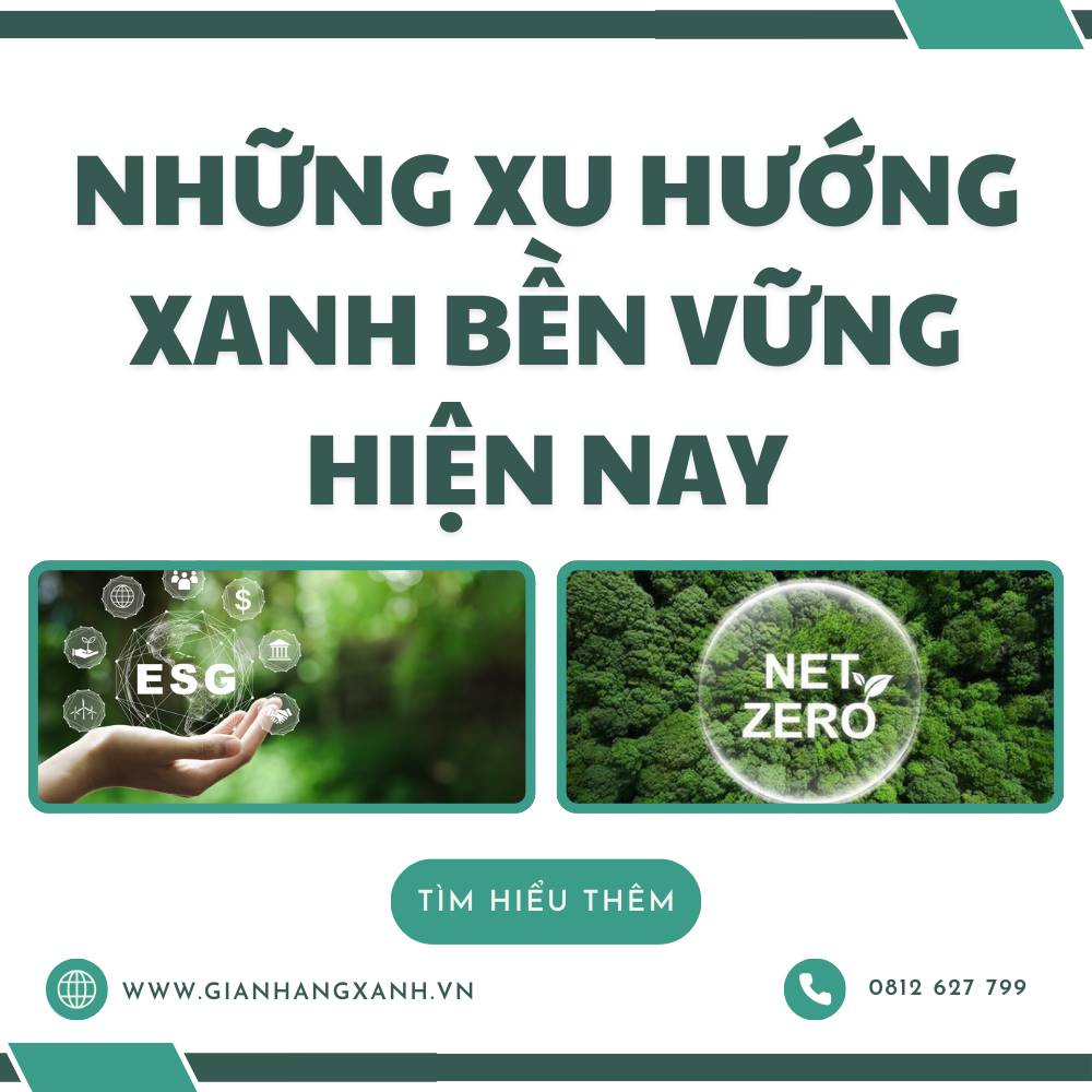 Những Xu Hướng Xanh Bền Vững Hiện Nay