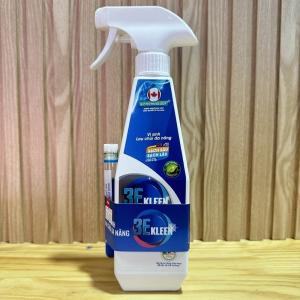 Bộ Vi Sinh Lau Chùi Đa năng 3E KLEEN (Chai Xịt + 1 Ống)