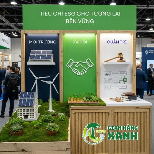 Bộ Tiêu Chí ESG (Môi Trường – Xã Hội – Quản Trị) Dành Riêng Cho Gian Hàng Xanh ESG
