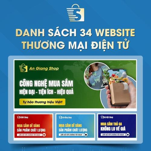 Danh Sách Website TMĐT Của 34 Tỉnh Thành Việt Nam
