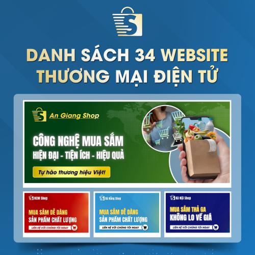 Danh Sách Website TMĐT Của 34 Tỉnh Thành Việt Nam