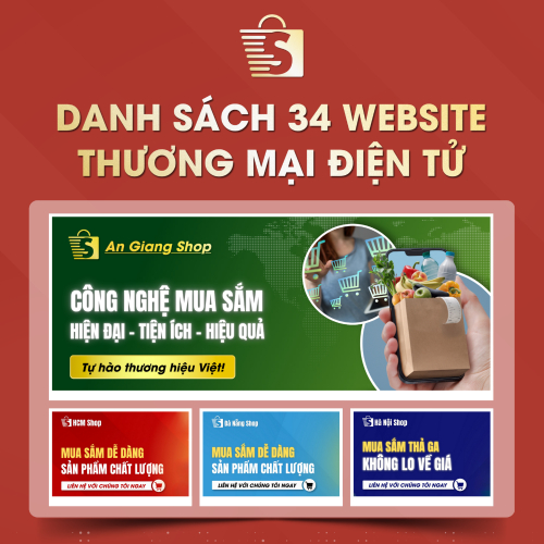 Danh Sách Website TMĐT Của 34 Tỉnh Thành Việt Nam