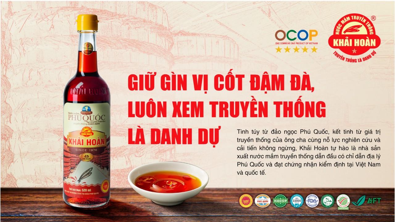 Nước Mắm Khải Hoàn – Tinh hoa đặc sản Phú Quốc