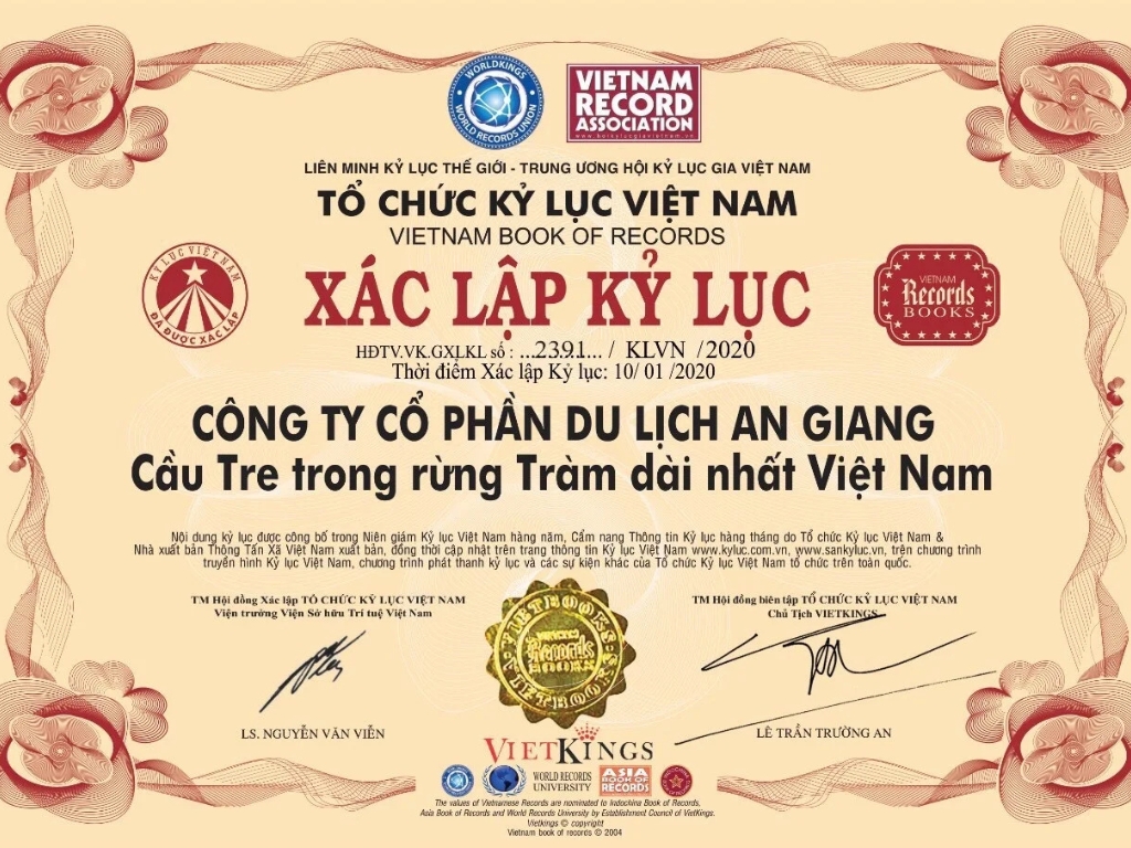 Chinh phục "Cầu tre trong rừng tràm dài nhất Việt Nam"