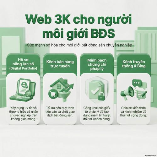 Web 3K Dành Cho Người Môi Giới Bất Động Sản