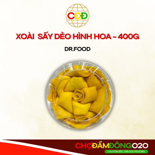 Xoài Sấy Dẻo Hình Hoa Dr.Foods 400g