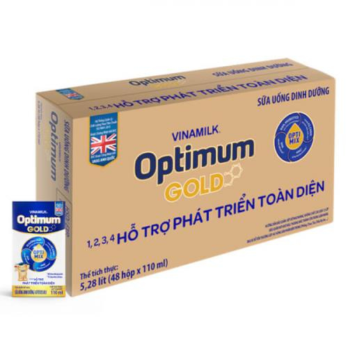 Sữa Bột Pha Sẵn Optimum Gold Hộp 110ml (Thùng 48 Hộp)